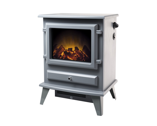 Harlow Electric Stove in Grey