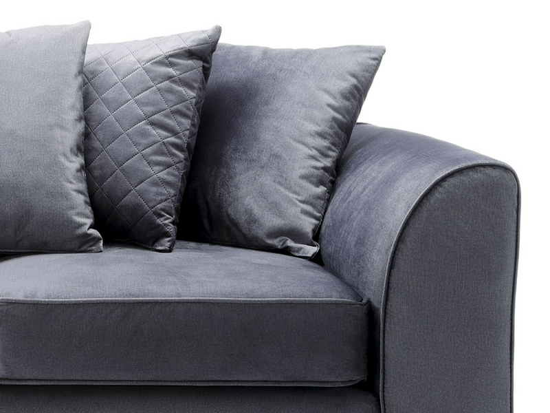 Chicago 3 Seater Sofa - Dark Grey