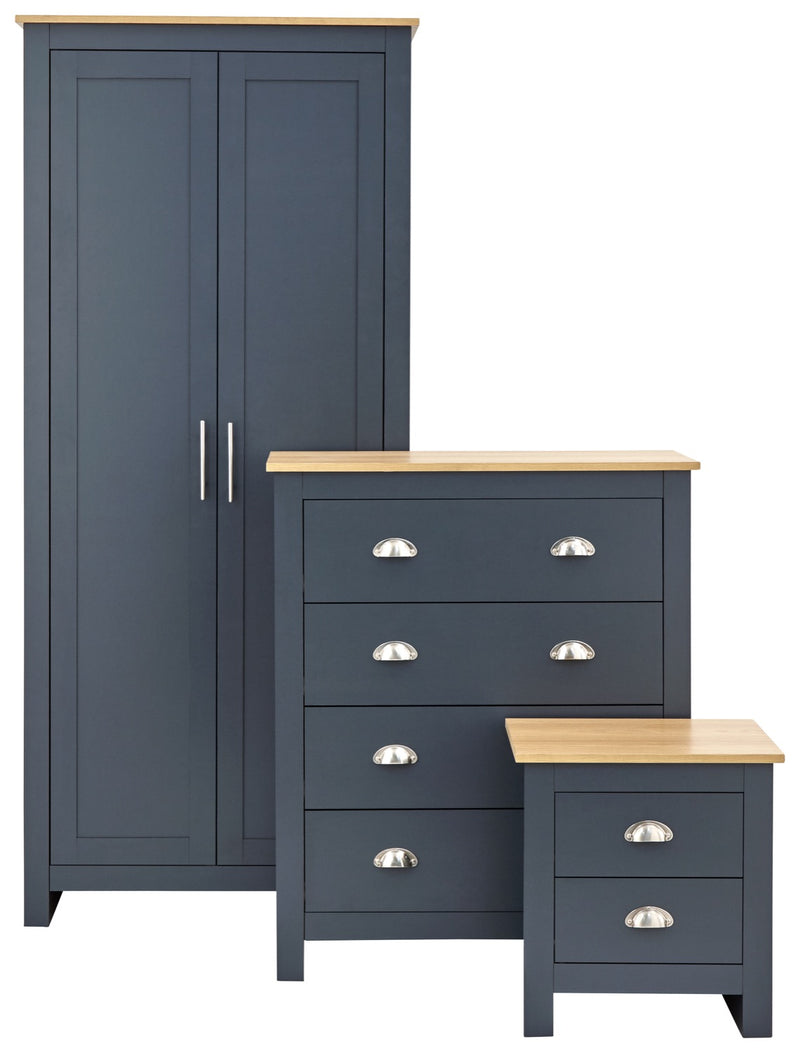 Lancaster 3 Piece Set-Blue
