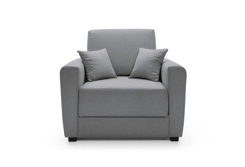 Owen Single Sofa Bed - Cool Grey