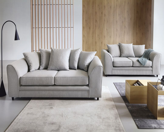 Daisy 2 Seater Sofa - Light Grey