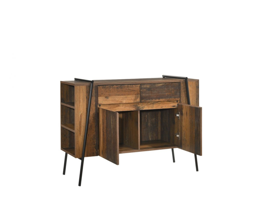 Burr Sideboard with 2 Doors & 2 Drawers