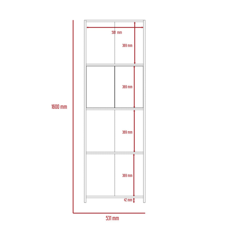 Dexter Bookcase with Doors