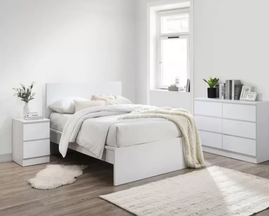 Oakley King Bed- White