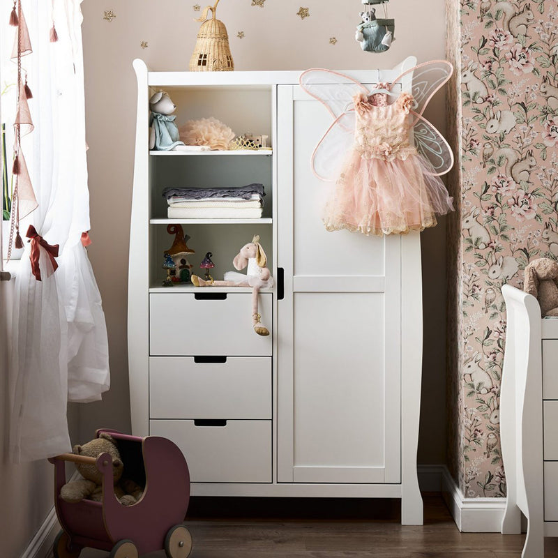 Stamford Double Wardrobe-White
