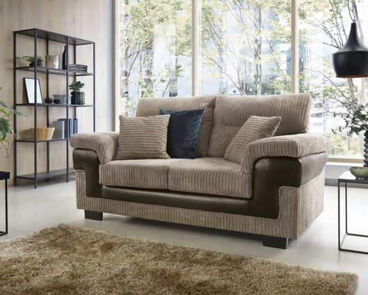 Sofia 2 Seater Sofa - Brown