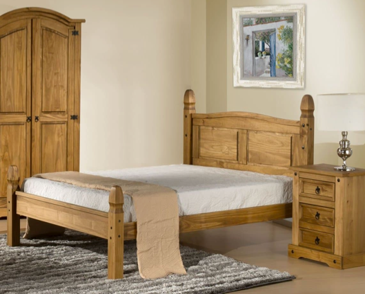Corona LFE Double Bed - Pine
