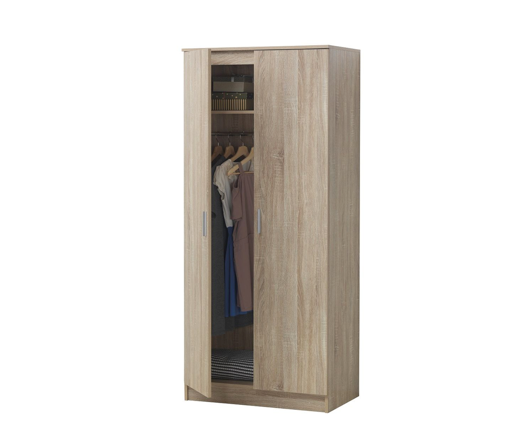 Original 2 Door Wardrobe-Oak