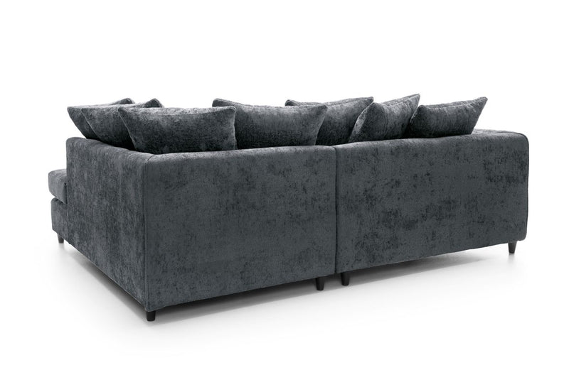 Harriet Right Hand Facing Corner Sofa - Dark Grey