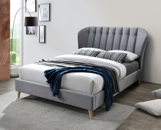 Eleanor Double Bed - Grey