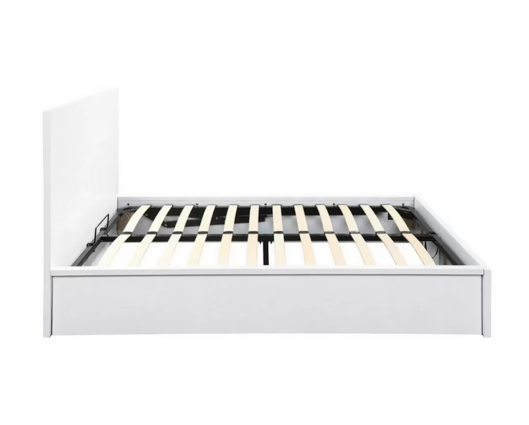 Oakley King Ottoman Bed- White