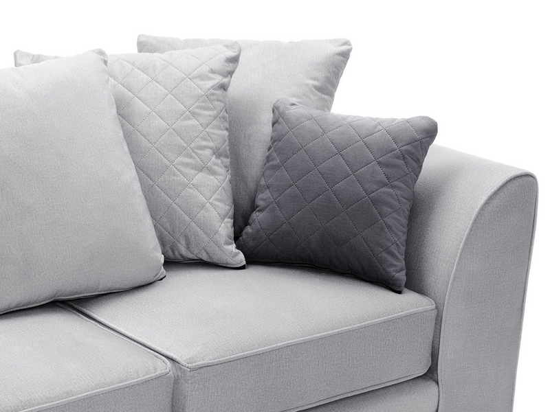 Chicago 3 Seater Sofa - Light Grey