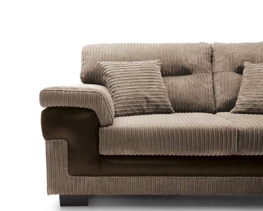 Sofia 3 Seater Sofa - Brown