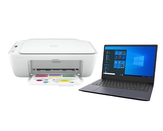 Dynabook Satellite Pro 128GB 14" Laptop and HP All-in-One Wireless Inkjet Printer with HP+