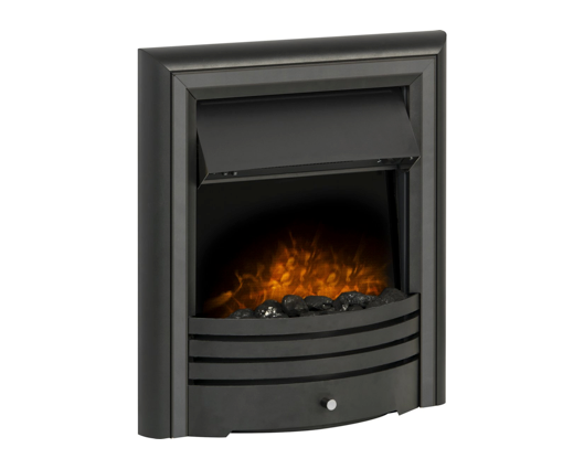 Adam Cambridge 6-in-1 Electric Fire in Black