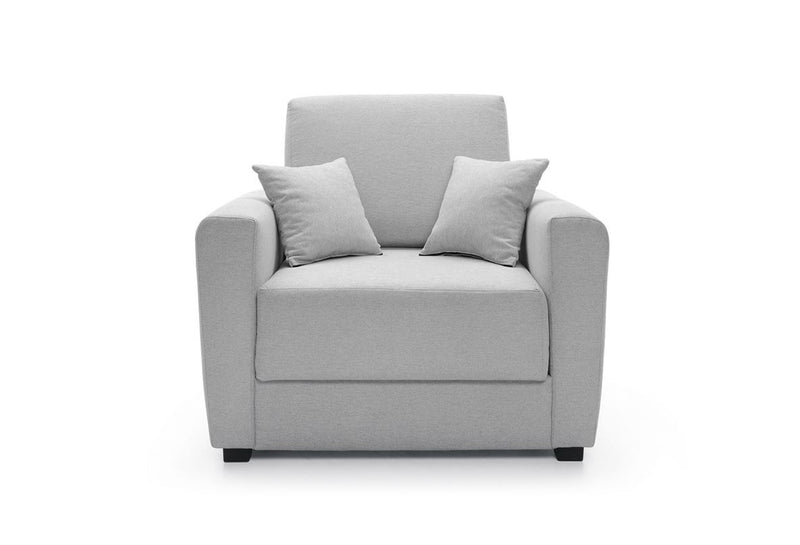 Owen Single Sofa Bed - Light Grey
