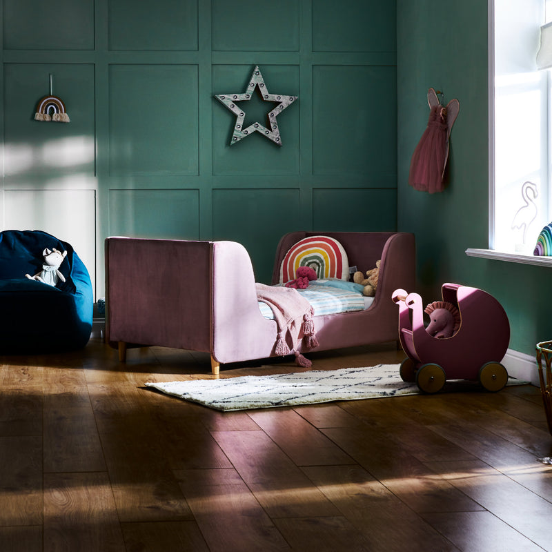 Lumi Toddler Bed - Velvet Pink