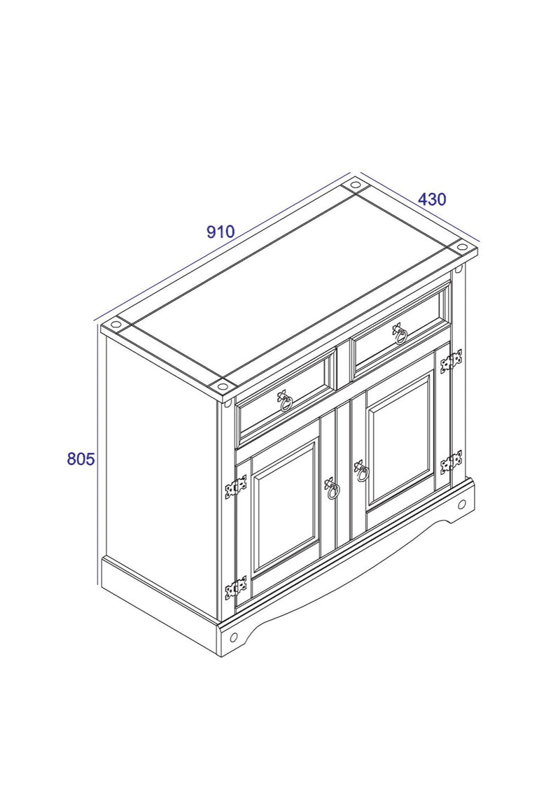 Corona Premium Small Sideboard