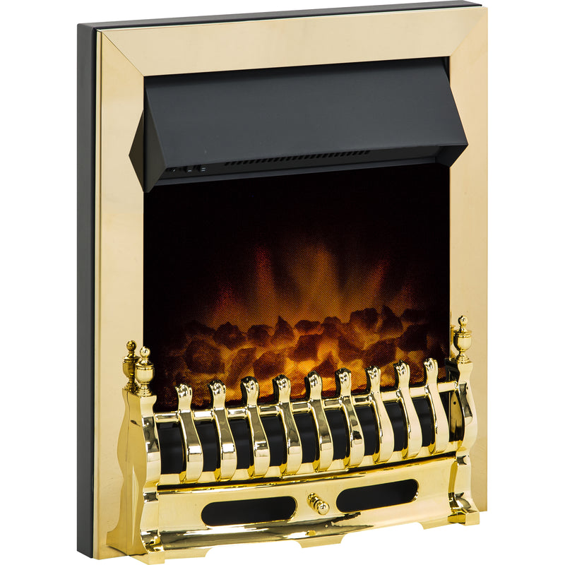 Buck Electric Fire- Brass