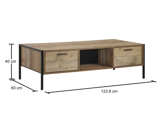 Horton Coffee Table with 4 Drawers