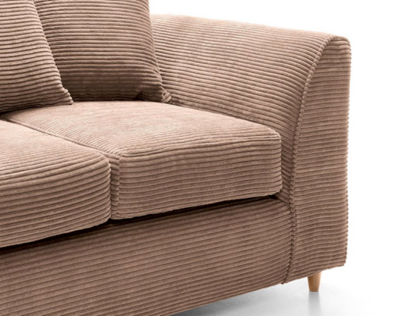 Jumbo Cord 2 Seater Sofa - Brown