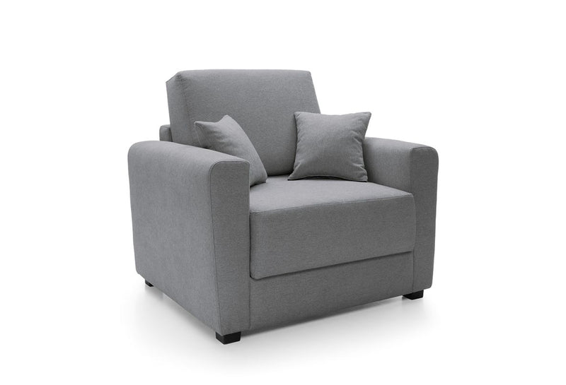 Owen Single Sofa Bed - Cool Grey