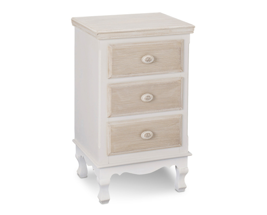 Julia 3 Drawer Bedside Cabinet
