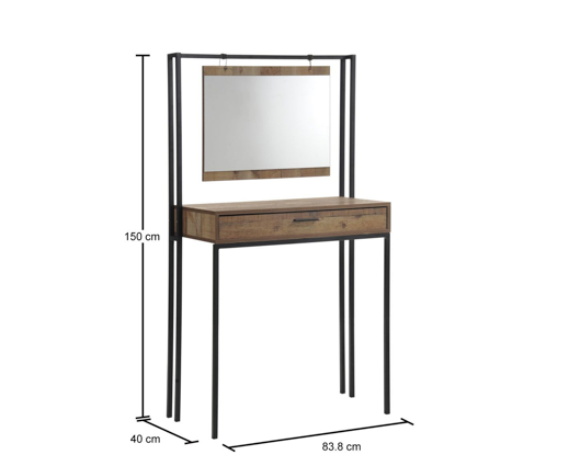 Horton Dressing Table with Mirror