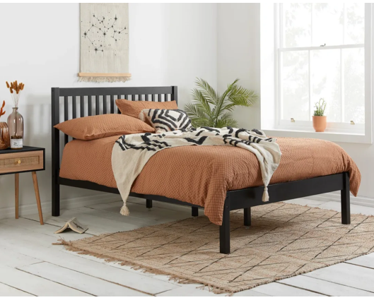 Noor King Bed- Black