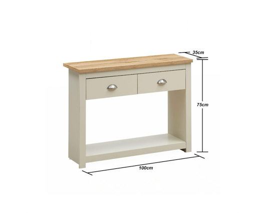 Lincoln 2 Drawer Console Table