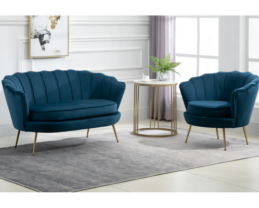 Ariel 2 Seater Sofa - Blue