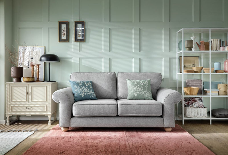 Ingrid 2 Seater Sofa - Light Grey