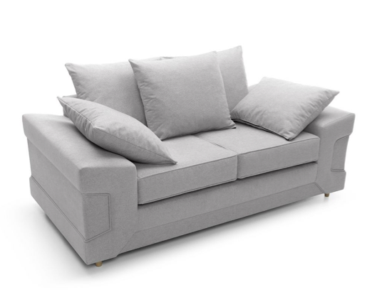 Poppy 2 Seater Sofa - Light Grey