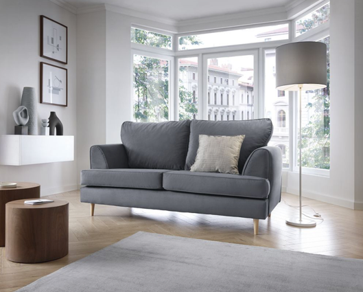 Harper 2 Seater Sofa - Dark Grey