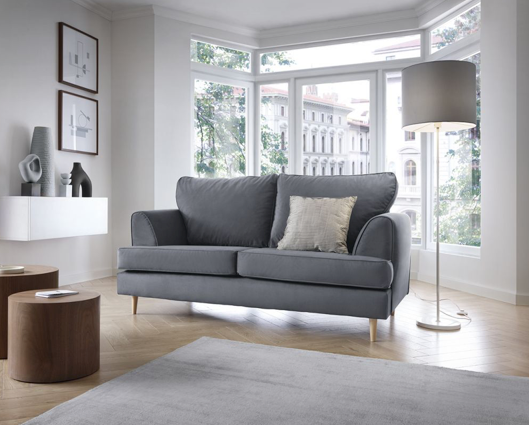 Hollie 2 Seater Sofa - Dark Grey