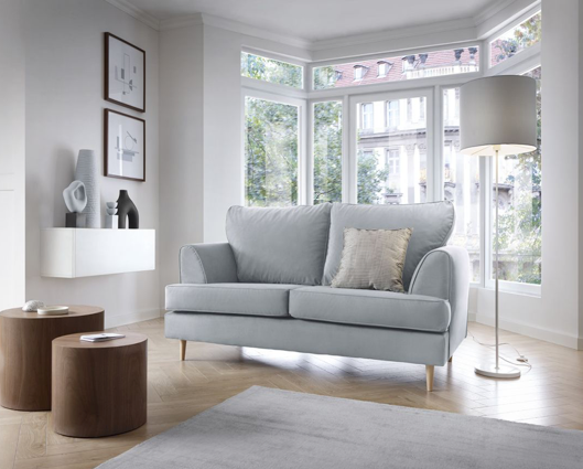 Hollie 2 Seater Sofa - Light Grey