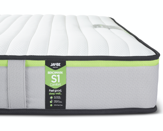 Jay-Be® Benchmark S1 Comfort Eco Friendly Mattress - Double