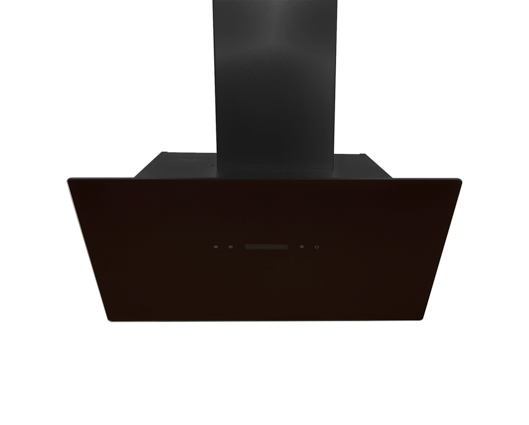 SIA TAG60BL 60cm Angled Touch Control Cooker Hood Extractor Fan Black 