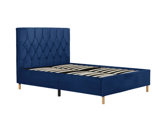 Luxton Double Bed-Blue