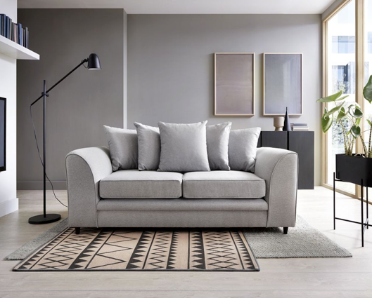 Darcy 3 Seater Sofa - Light Grey
