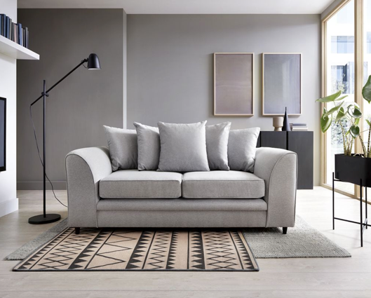 Daisy 3 Seater Sofa - Light Grey