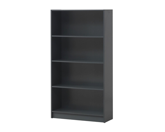 Traditional Tall Bookcase-Dark Grey