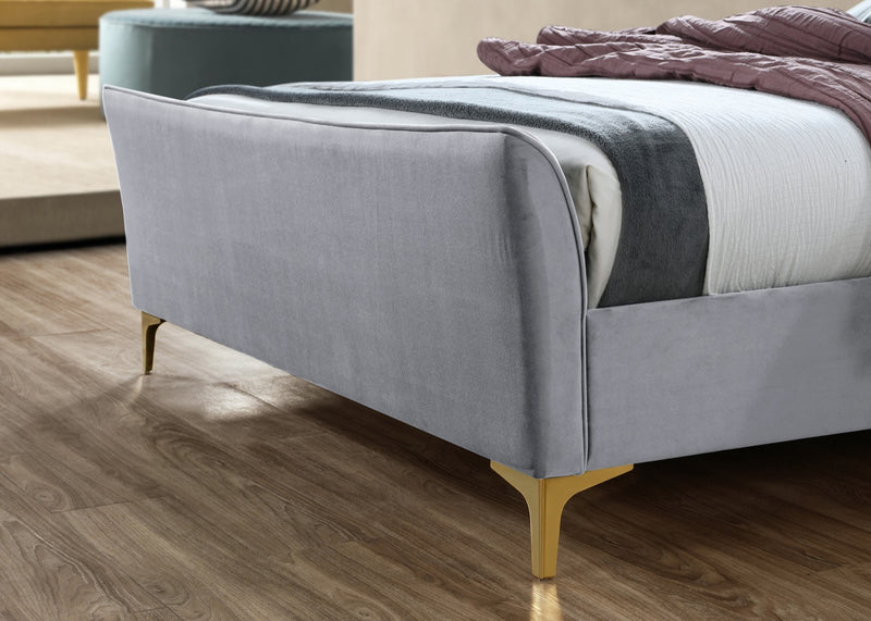Cora King Size Bed - Grey