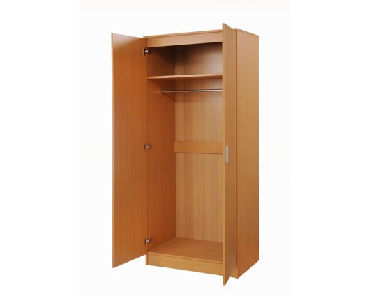 Original 2 Door Wardrobe-Beech