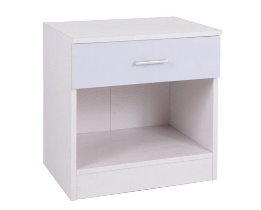 Orlando Bedside Cabinet-White