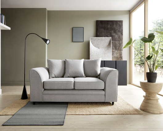 Daisy 2 Seater Sofa - Light Grey