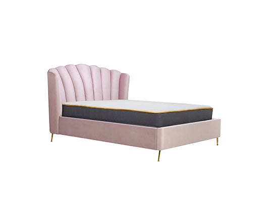 Lottie Double Ottoman Bed - Pink