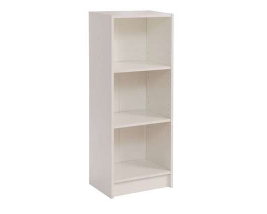 Medium Narrow Bookcase-White