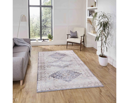 Tiana Rug Grey/Beige- 60cm x 225cm