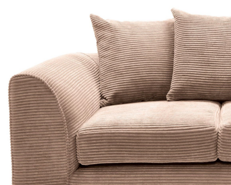 Jumbo Cord 2 Seater Sofa - Brown